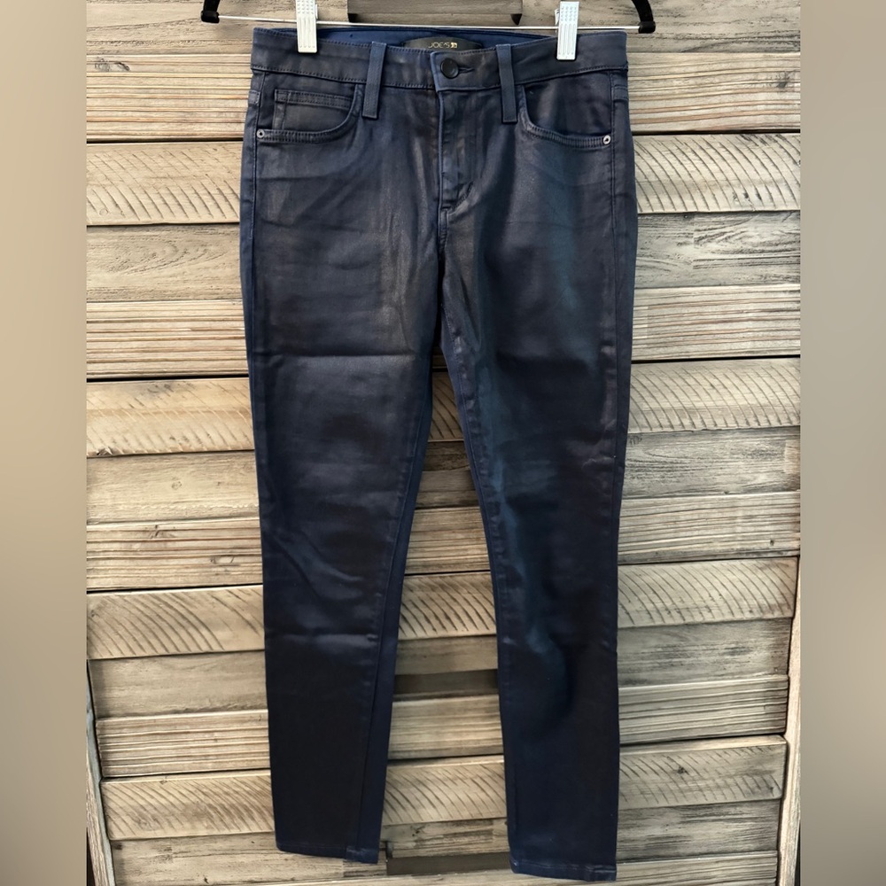 Joe's Jeans Women's Skinny Coated Mid-Rise Jeans in Blue